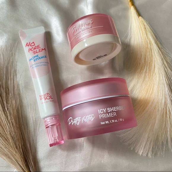 touch in SOL Other - Touch In Sol Bundle No Pore Blem Primer, Glassy Skin Balm,Icy Sherbert Primer